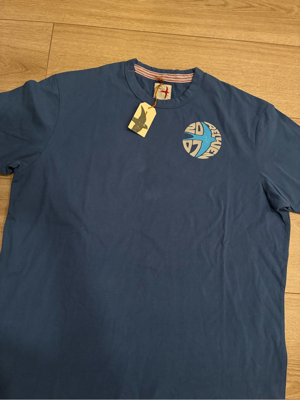 NWT Relwen Men’s Barn Swallow Tee T-shirt Cotton Short Sleeve Size XL